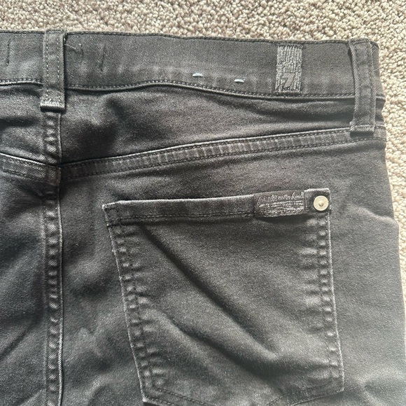 7 for all Mankind black Maternity jeans size 28 - Picture 5 of 7